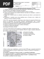 1 Avaliação Geografia 7º Ano a e B