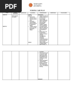 Nursing Care Plan: St. Anthony's College San Jose, Antique Nursing Department Name