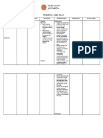 Nursing Care Plan: St. Anthony's College San Jose, Antique Nursing Department Name