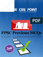Important FPSC Previous MCQs Updated PDF