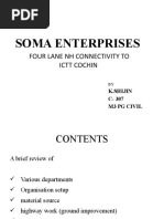 Soma Enterprises: Four Lane NH Connectivity To Ictt Cochin