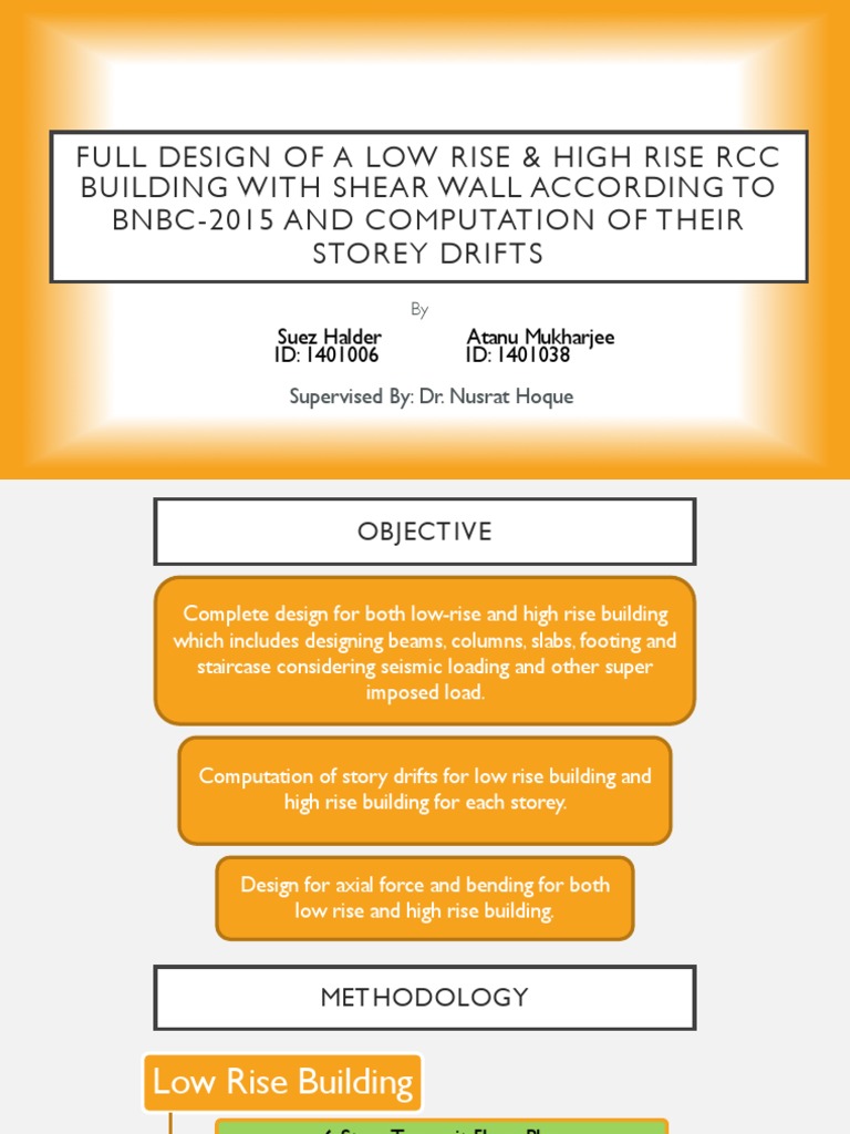 Full Design of A Low Rise & High Rise RCC Building With Shear Wall ...