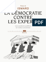 Paulin Ismard-La Démocratie Contre Les Experts - Les Esclaves Publics en Grèce Ancienne-Seuil (2015) PDF