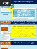 University of Texas-Austin presentation in federal court against Speech First lawsuit