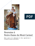 Neuvaine Notre Dame du Mont Carmel
