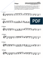 Major Scales Worksheet