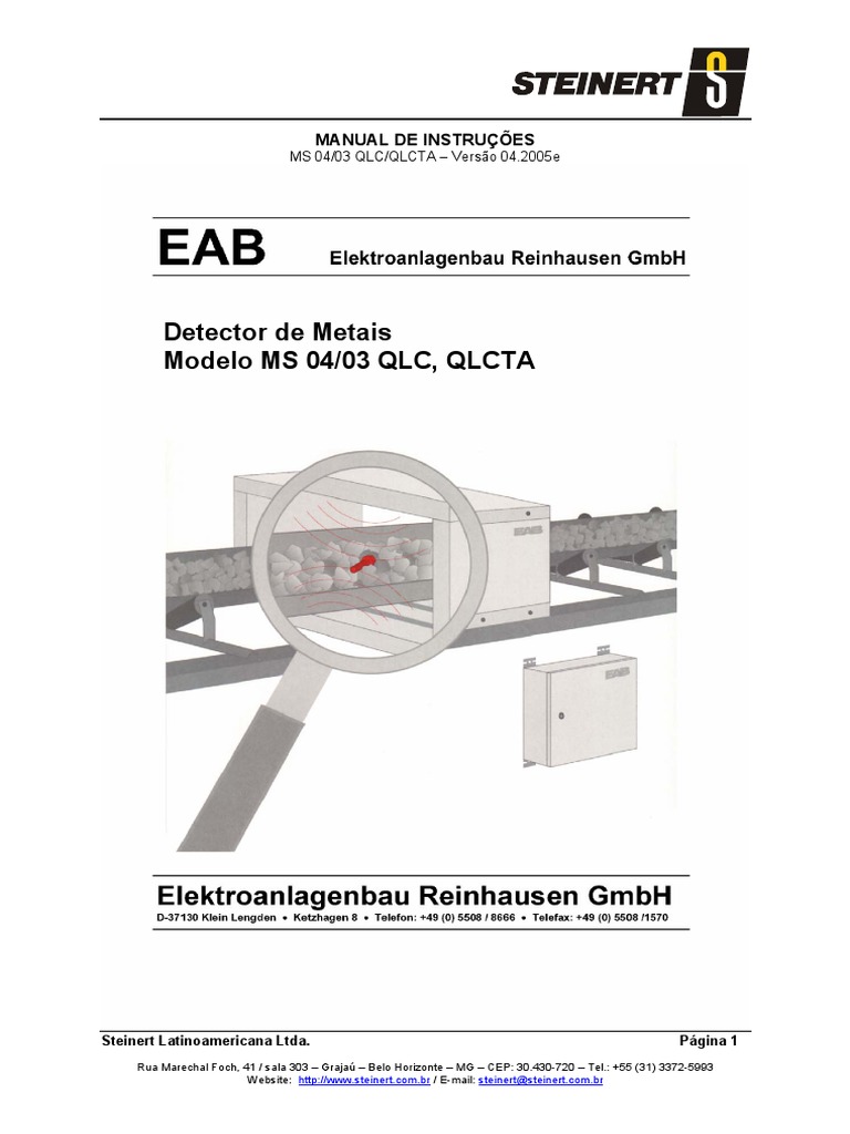 Manual Detector Metais Pdf Relé Rede Elétrica