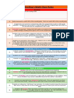 Math - Seminar Rules Color Coded