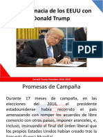 La Diplomacia de Los EEUU Con Donald Trump