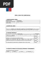 Perfil de Competencias Sostenedora