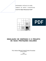 INSOLAÇÃO DE EDIFÍCIOS E O PROJETO DE SUAS PROTEÇÕES SOLARES