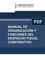 Manual de Organización y Funciones Deldespacho Fiscal Corporativo PDF