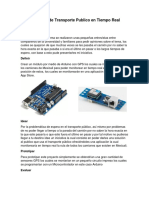 Monitoreo de Transporte Publico en Tiempo Real