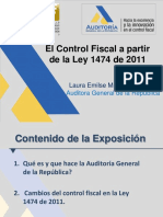 El Control Fiscal Ley 1474