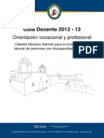 Guia Docente Orientacion Vocacional y Profesional PDF