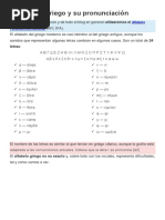 Alfabeto Latino: Letras y Pronunciación | PDF | Escritura latina | Alfabeto