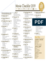 Oscars Movie Checklist: 91ST Academy Awards