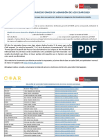 Resultados 2da Fase de Evaluacion ADMISION COAR 2019 INOHA