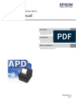 Install Manual: Advanced Printer Driver Ver.5