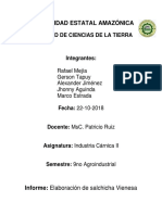 Informe de Salchicha