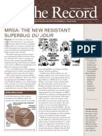 For The Record: Mrsa: The New Resistant Superbug Du Jour