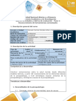 Guía de Actividades y Rúbrica de Evaluación Del Curso Paso 1 Reconocimiento de Herramientas Contextuales PDF