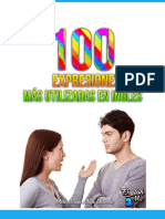 100 Expresiones Más Utilizadas en Inglés