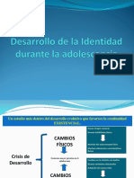 Desarrollo de La Identidad Adolescente