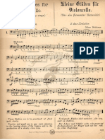 Bruckner, Oscar - Short Studies For Cello Op. 30