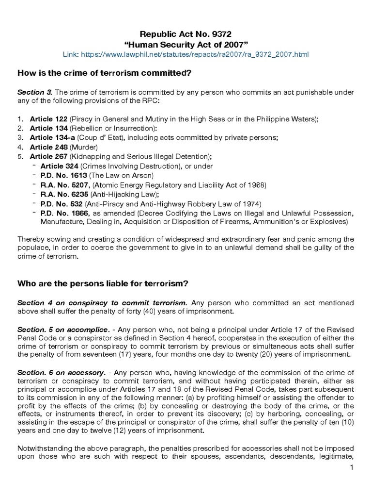 human-security-act-study-guide-pdf-detention-imprisonment-crime