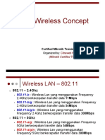 Wireless Concept: Certified Mikrotik Training Basic Class