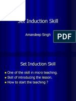 Set Induction Skill: Amandeep Singh