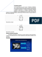 Sistema Cristalino Monoclinico