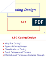 1.8 Casing Design1.9 Burst,Collapse, Tension