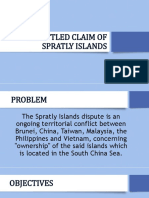 Unsettled Claim On Spratly Islands