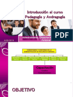 Semana 1 - ACDP 2018 Introduccin Al Curso Pedagoga y Andragoga