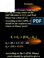 Suppose The Treasury Bond Rate Is The Average Return On The S&P 500 Index Is and Walt Disney Has A Beta of - According To The, What Should Be The On Disney Stock?