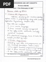 C# Notes Unit1to5