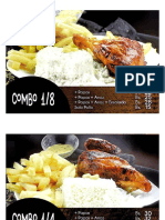 Precio de Pollos y Hamburguesas