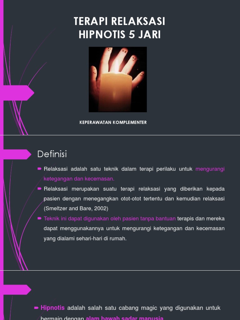 Terapi Hipnotis 5 Jari