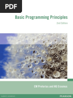 Basic Principles of Programmingtextbook PDF