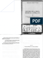 Historia de La Prosa Medieval Castellana I (Cap. Vi Don Juan Manuel. La Cortesía Nobiliaria)