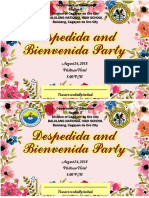 Despedida Program