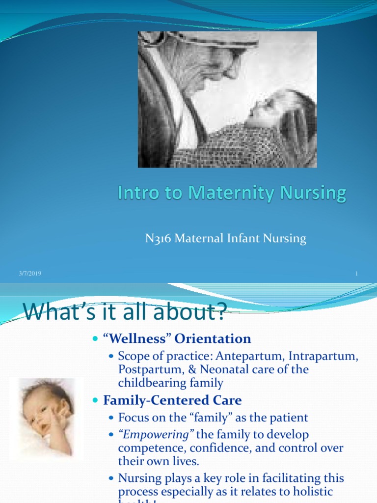 Intro To Maternity Nursing PDF Low Birth Weight Childbirth