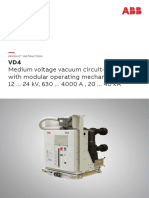 ABB Vaccum CB VD4 12kV 24KV Brochure PDF