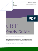 CBT Study Guide Test of Competence Part 1