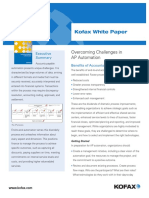 Kofax Whitepaper - Overcoming Challenges in AP Automation