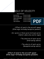 Triangle of Velocity Tugas Navigasi 2