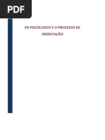 O Psicólogo No Processo de Orientação Maquetizado (1) (1)