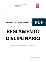 Reglamento Disciplina Deportiva 1819
